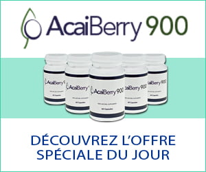 AcaiBerry 900 – extrait de baies d’açai et de thé vert