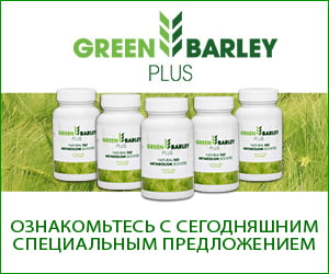 Green Barley Plus — обогащенный экстракт зеленого ячменя