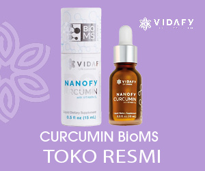 Vidafy NANOFY BIOMS kurkumin dengan vitamin D3